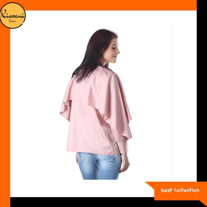 Atasan Blouse Wanita Rempel 750 - Baju Blouse Wanita 750 - Pink, M