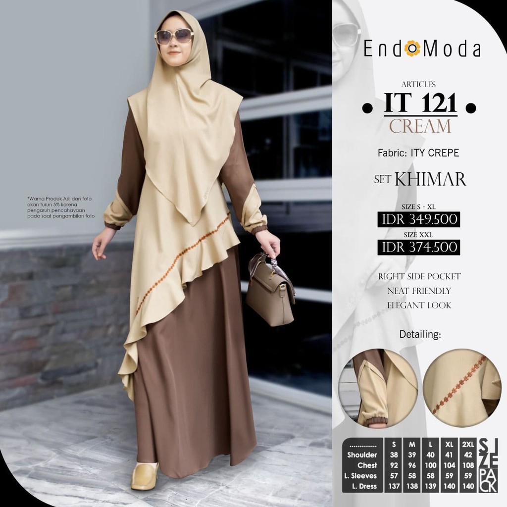 GAMIS MUSLIMAH ENDOMODA IT 121