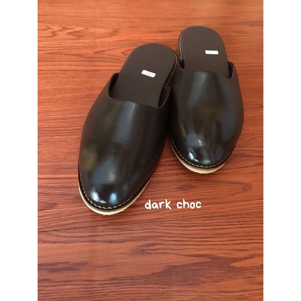 sandal slop kulit,pria