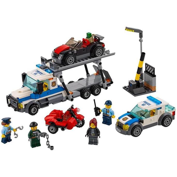 lego city police auto transport heist