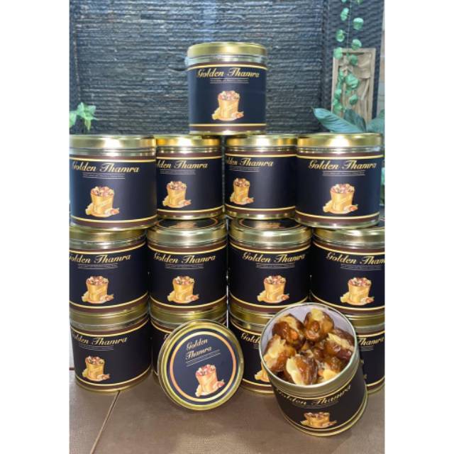 

Kurma Golden Thamra isi Almond madu dan keju