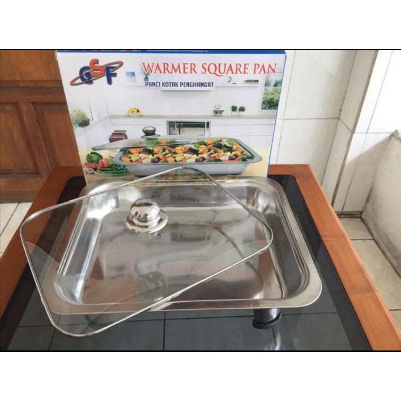 prasmanan gsf fash food dish gsf warmer gsf G-4522 G-4622 warmer square pan gsf wadah saji prasmanan