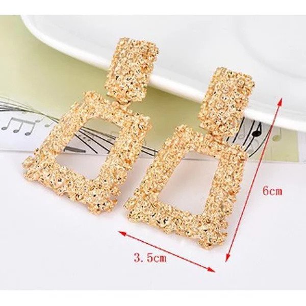 Square Earring - Anting Bentuk Kotak - Aksesoris Anting