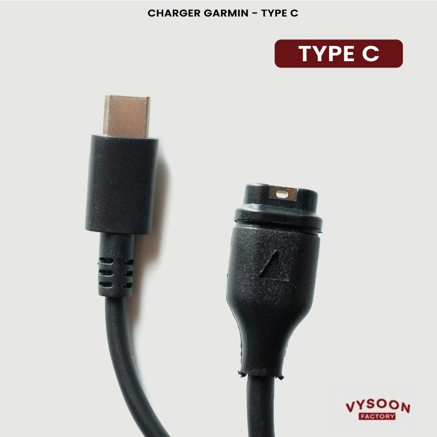 Kabel Charger Kabel Data USB Type C Garmin Approach Vivoactive 3 4