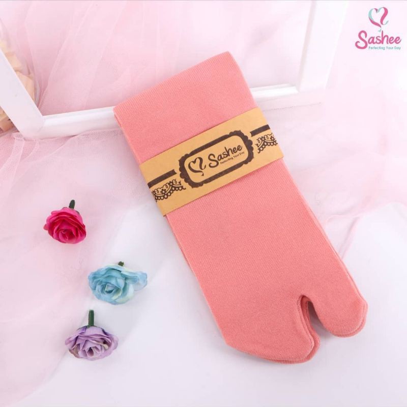 Sashee Kaos Kaki Jempol Basic-Peach