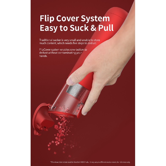 AUTOBOT Vmini - Portable Cordless Rechargeable Handheld Vacuum Cleaner