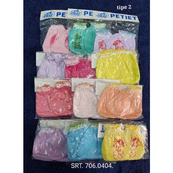 Sarung tangan bayi newborn isi 6pcs / perlengkapan bayi baru lahir / Sarung tangan baby