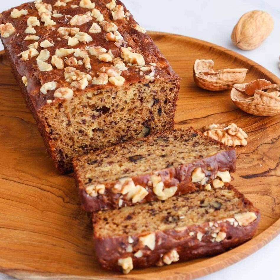 

ANVN NUDE BAKE Vegan Skinny Banana Bread Gluten Free, Dairy Free, Low Calorie, No Refined Sugar, Roti √ 82