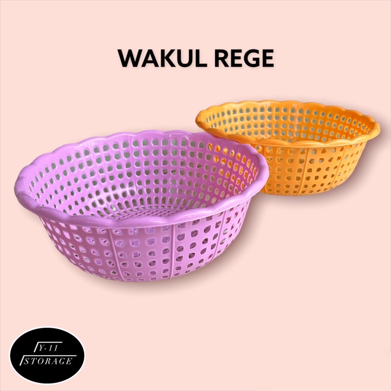 Wakul Rege Wakul Sayur Wakul Lubang waskom baskom besek plastik 12pcs