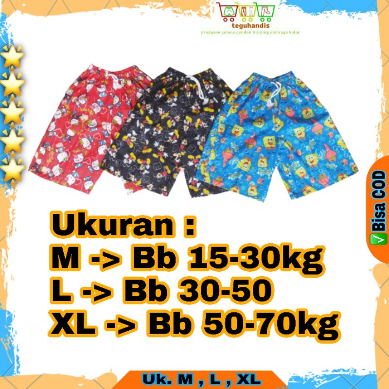  Celana  kolor  pendek santai boxer tidur fashion hot pants 