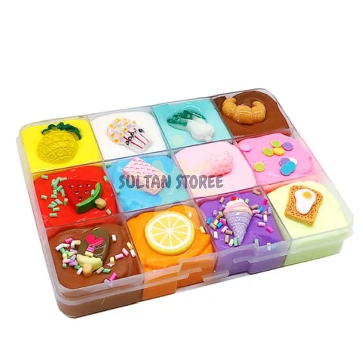 OBRAL Clay Mainan Anak boneka 3d / Edukasi lilin SLIME Clay Dough Colour Play