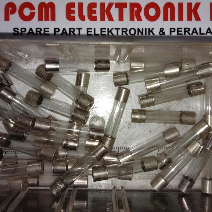 Fuse Kaca 20A 20 A 250Va 30Mm X 6Mm Glass Fuse Pcmelebik54 Berkualitas