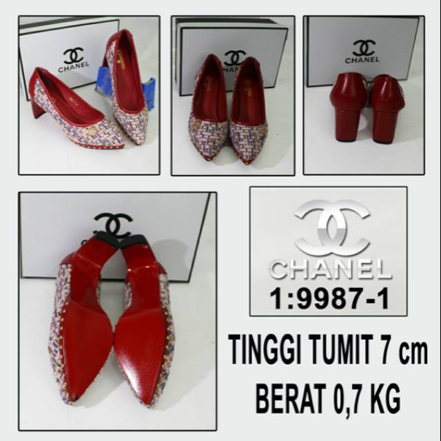 Sepatu Wanita High Heels Chanel