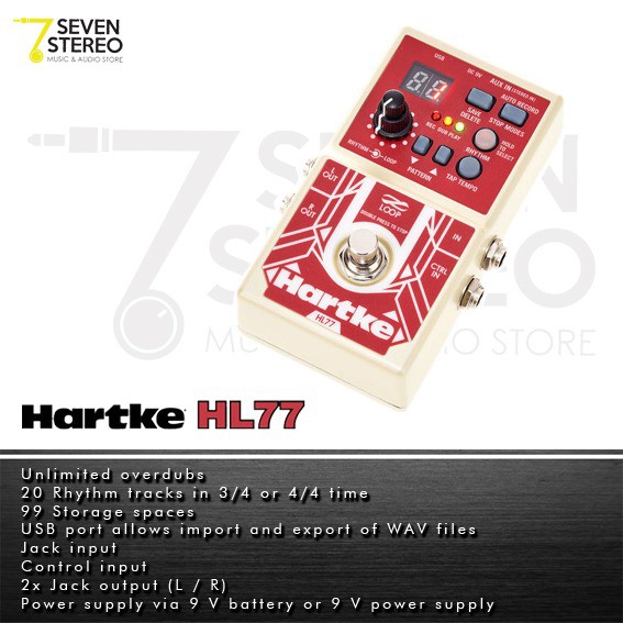 Hartke HL77 Looper Pedal Effect