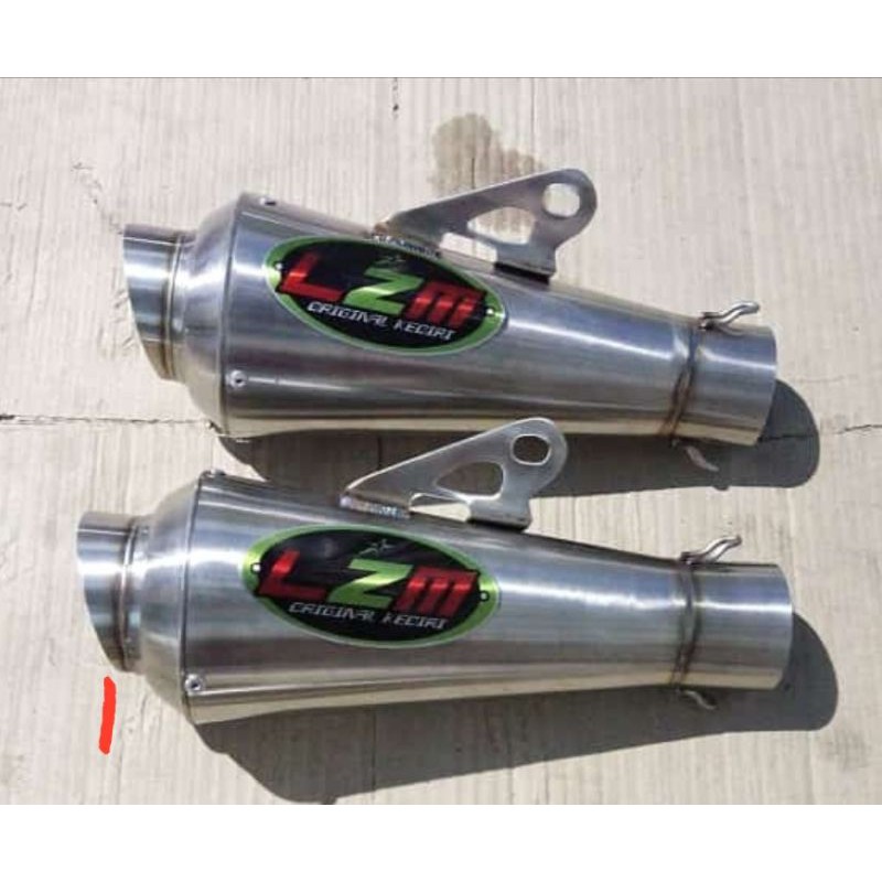 silencer racing inlet 50mm kompetisi LZM original