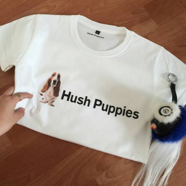  Kaos  Hush  Puppies  Import Hong Kong Branded Tee Tshirt 