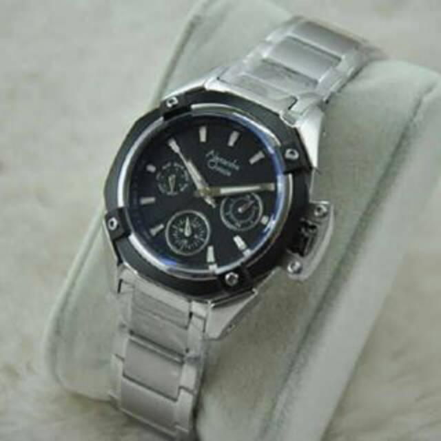 Jam tangan alexandre crhistie ac 6225 mc silver original