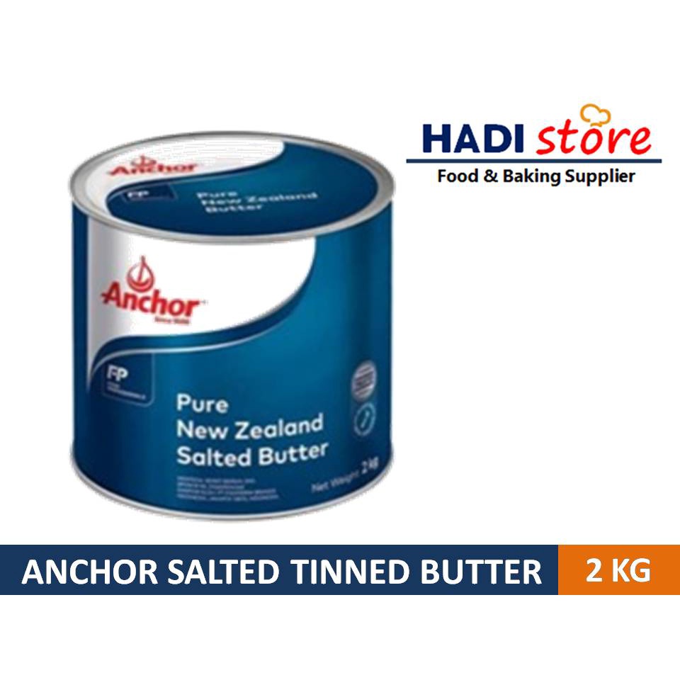 

ANCHOR TINNED TIN SALTED BUTTER 2 KG 2KG