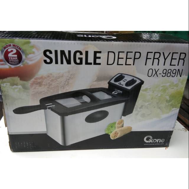 Single Deep Fryer Alat Penggorengan Oxone OX-989 Kualitas 100% TERBAIK GARANSI Best Quality