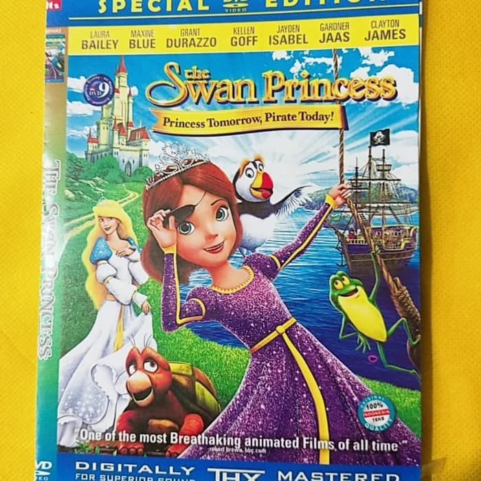 TERLARIS Kaset Dvd Film Barbie Swan Princess Animasi Barbie