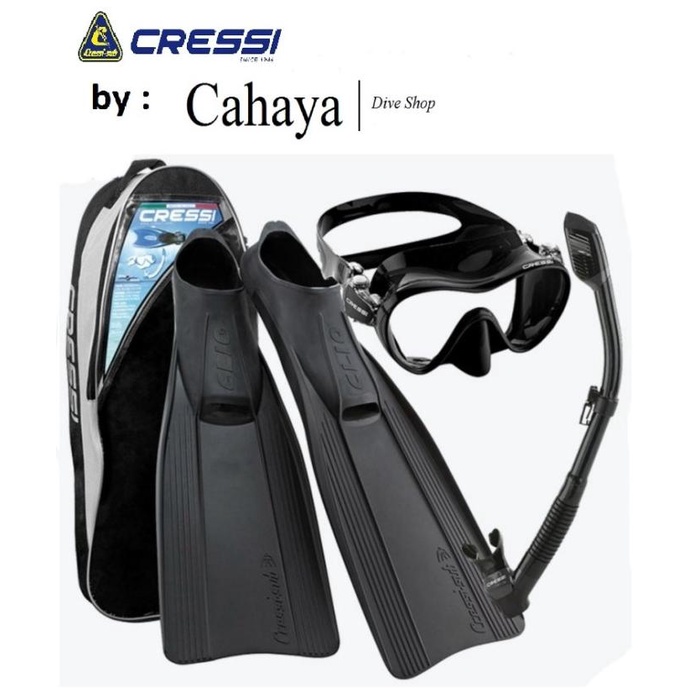 ] Cressi Set Snorkeling Clio F1 DRY