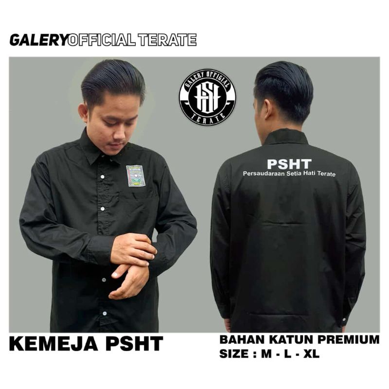 KEMEJA PSHT PREMIUM KEMEJA PSHT DISTRO LENGAN PANJANG KEMEJA SH TERATE KEMEJA PSHT TERBARU KEMEJA PR