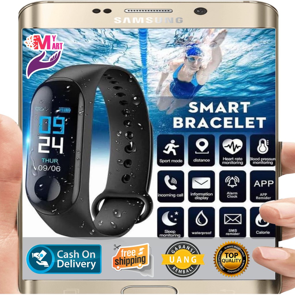 Premium (RRW) Jam Tangan Smartwatch M3 M4 Xiaomi - Jam Tangan Fashion - Jam Tangan Couple