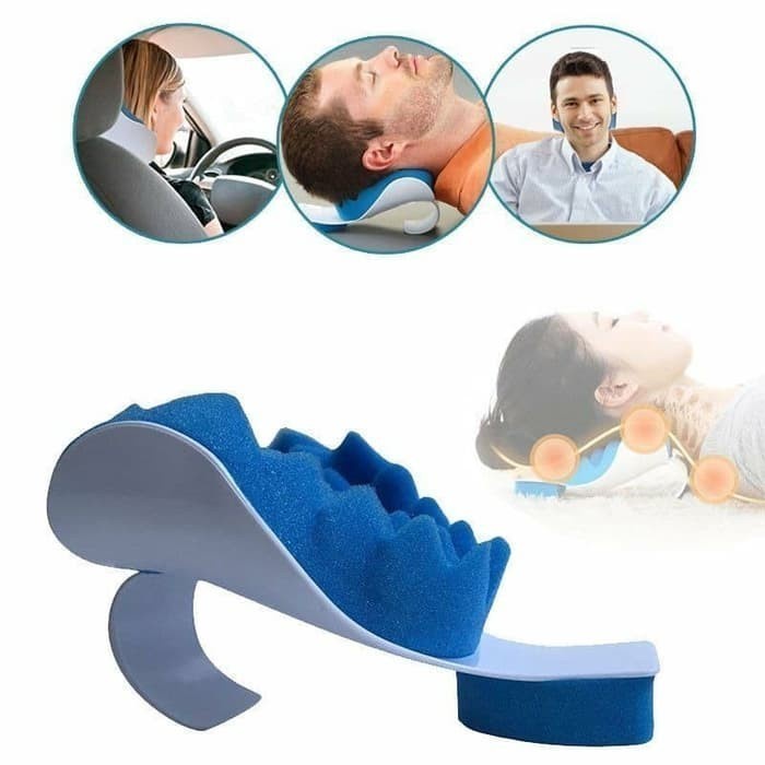 Bantal Capek Sakit Tulang Leher Kepala Punggung Relax NecK Revitalizer