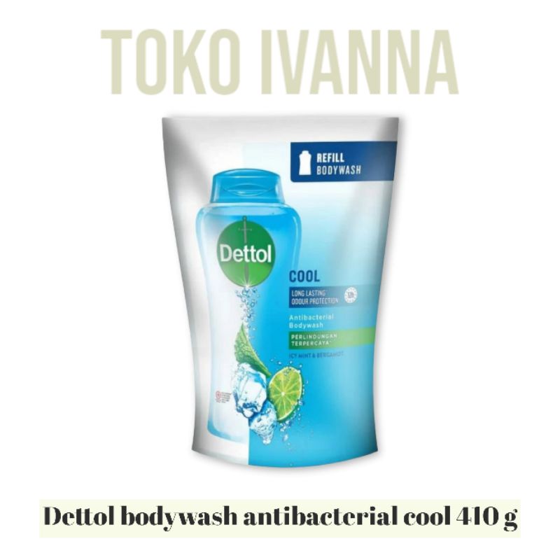 Dettol Bodywash Anti Bakteri Cool Refill 410gr