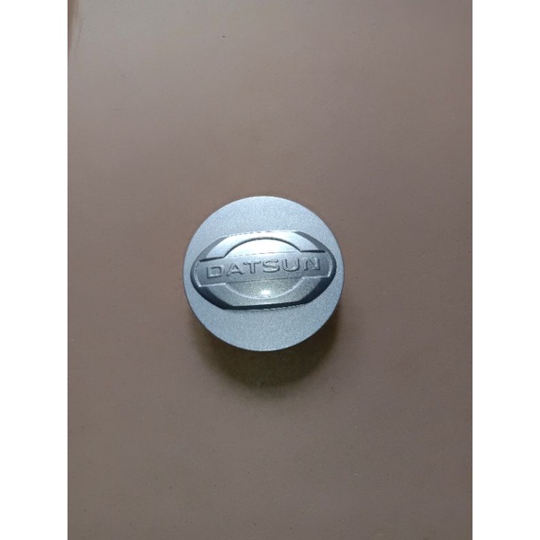 Tutup Dop Velg Mobil Datsun Go (Silver) Genuine Part