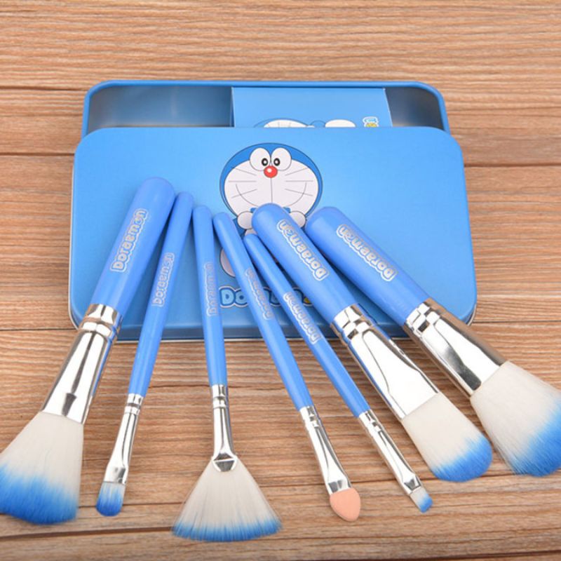 kuas make up karakter Doraemon 1 set / kuas makeup karakter MURAH