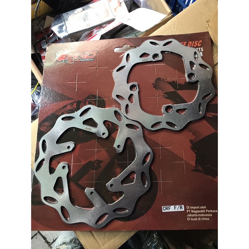 Cakram / Disc / Piringan Depan Belakang Set Standar Honda CRF 150