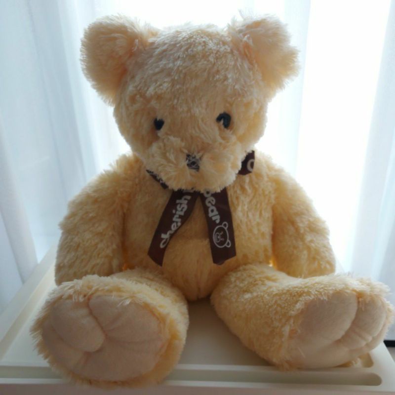 boneka teddy bear cherish bear ukuran tinggi 50 cm