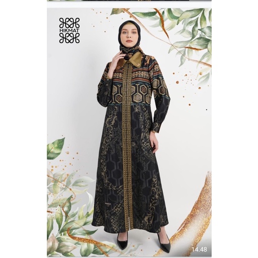 Hikmat A 6675-03 Green & Gold , Original Hikmat