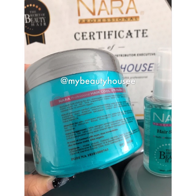 Nara Professional Hair Mask And Serum Shopee Indonesia