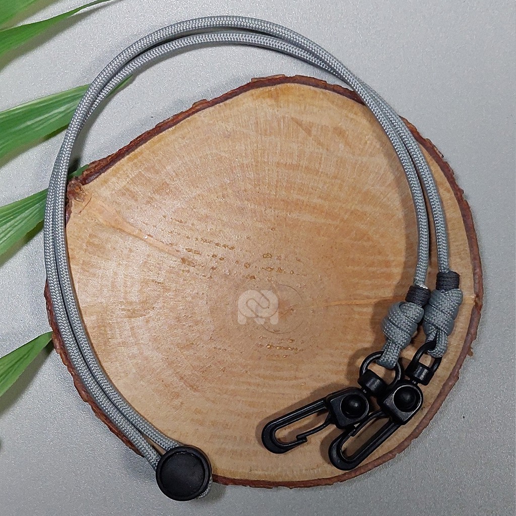 Strap Masker Atwood Paracord 4mm | Plastik Hook with cord adjustable