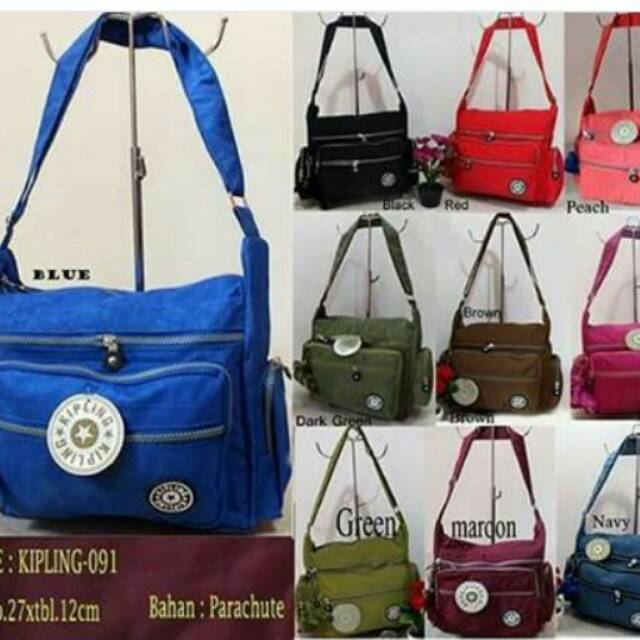 Tas selempang kipling wanita