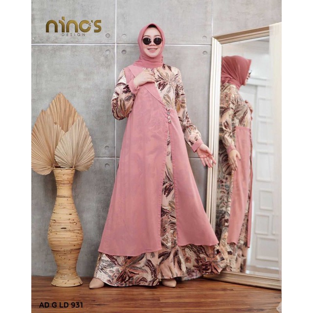 Ninos gamis,ninos dsine,ninos setelan,one set ninos