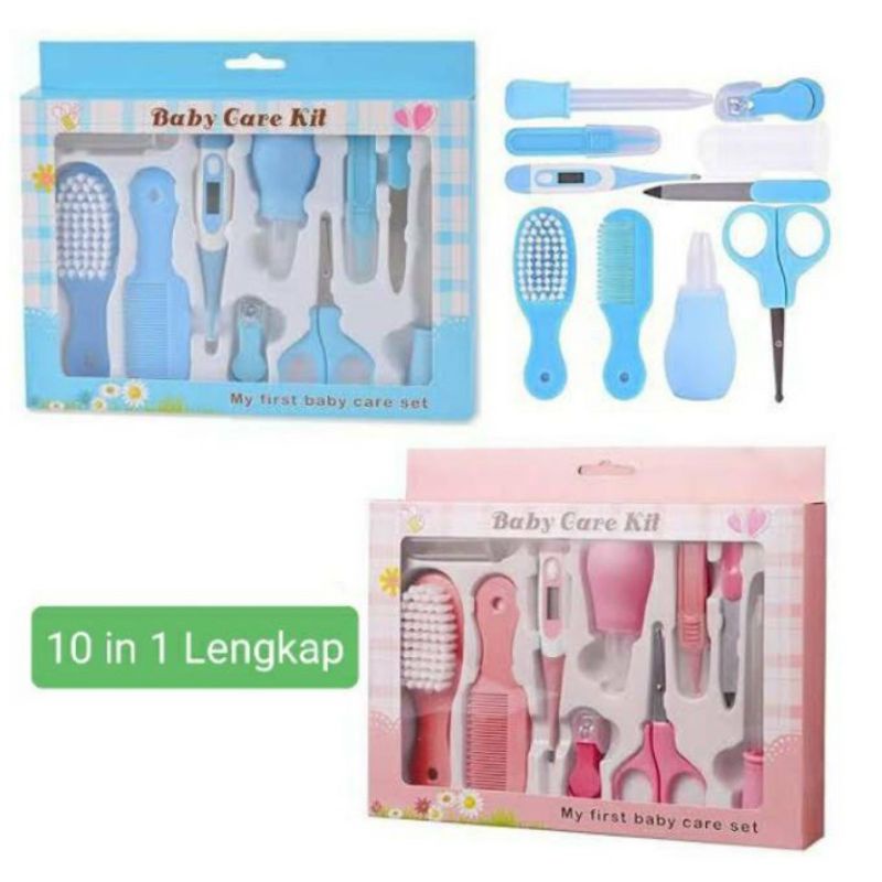 BABY CARE KIT 6 PCS DAN 10 PCS / gunting kuku bayi set / gunting kuku set