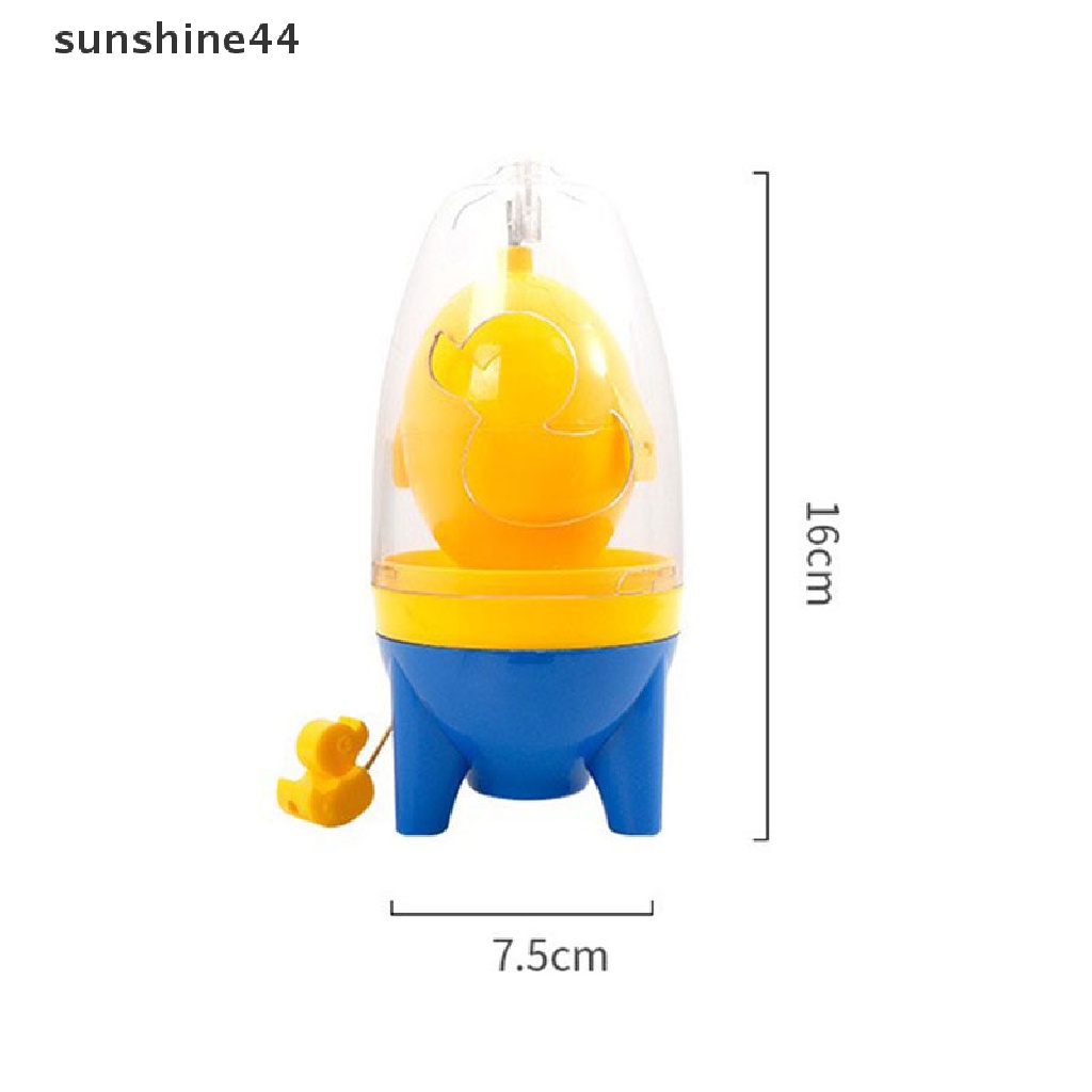 Sunshine Alat Pengocok Telur Manual Bahan Plastik Warna Putih + Kuning