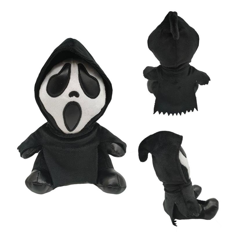 Mainan Boneka Hantu Death Face Bahan Plush Untuk Anak