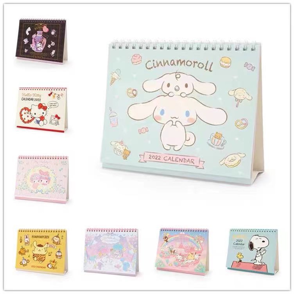 (Aaoottuuoo5.Id) Kalender Meja 2022 Motif Kartun Anjing Lucu Untuk Sekolah / Kantor