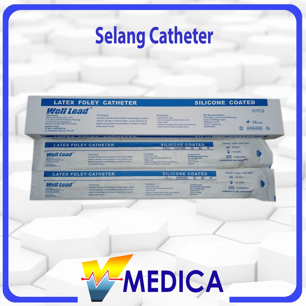 Folley Catheter Well Lead / Selang Catheter / Selang Buang Air Kecil