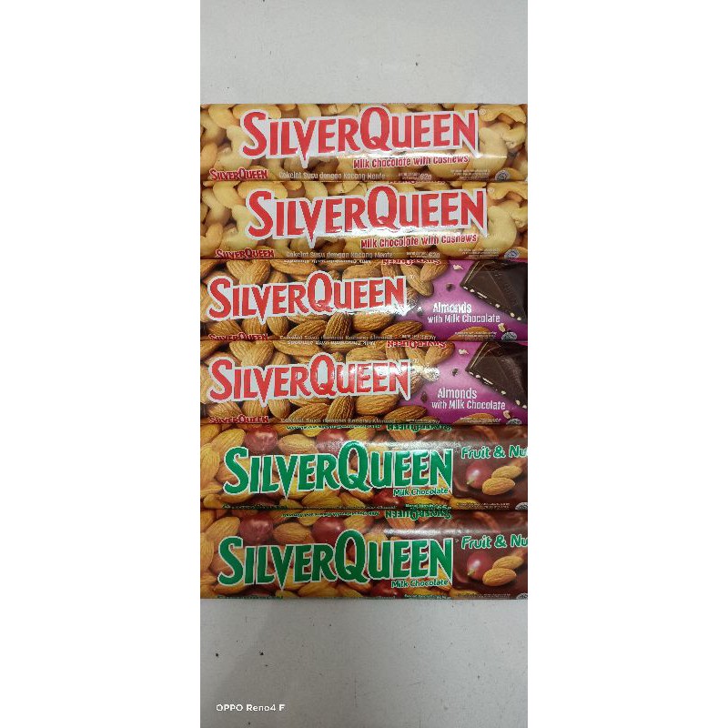 

SILVER QUEEN 62GR COKELAT VALENTINE