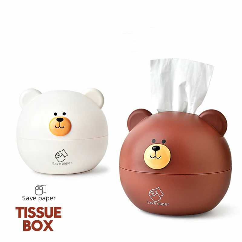 Riancy Kotak Tisu Gulung Tissue Roll Box Model Bear - RB556-1