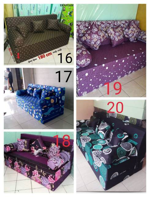 Sofa bed sofabed inoac Original EON D23 tebal 20cm