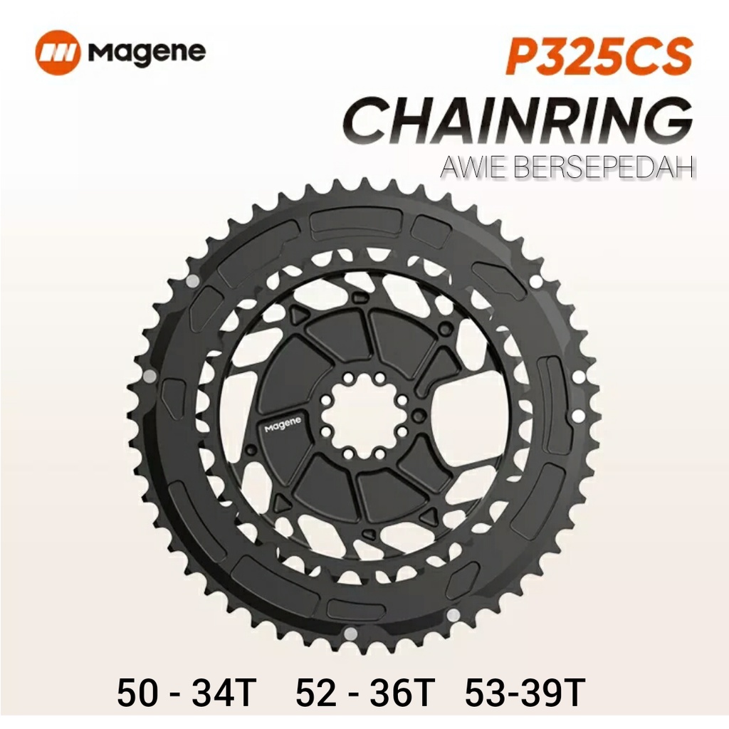 Chainring 50-34T 52-36T 53-39T 50 - 34T 52 - 36T 53 - 39T 50T 52T 53T 34T 36T 39T for SRAM RED FORCE RIVAL AXS 9 10 11 speed