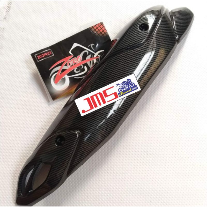 cover tutup carbon knalpot yamaha nmax new 2020 dan aerox new zoro pnp