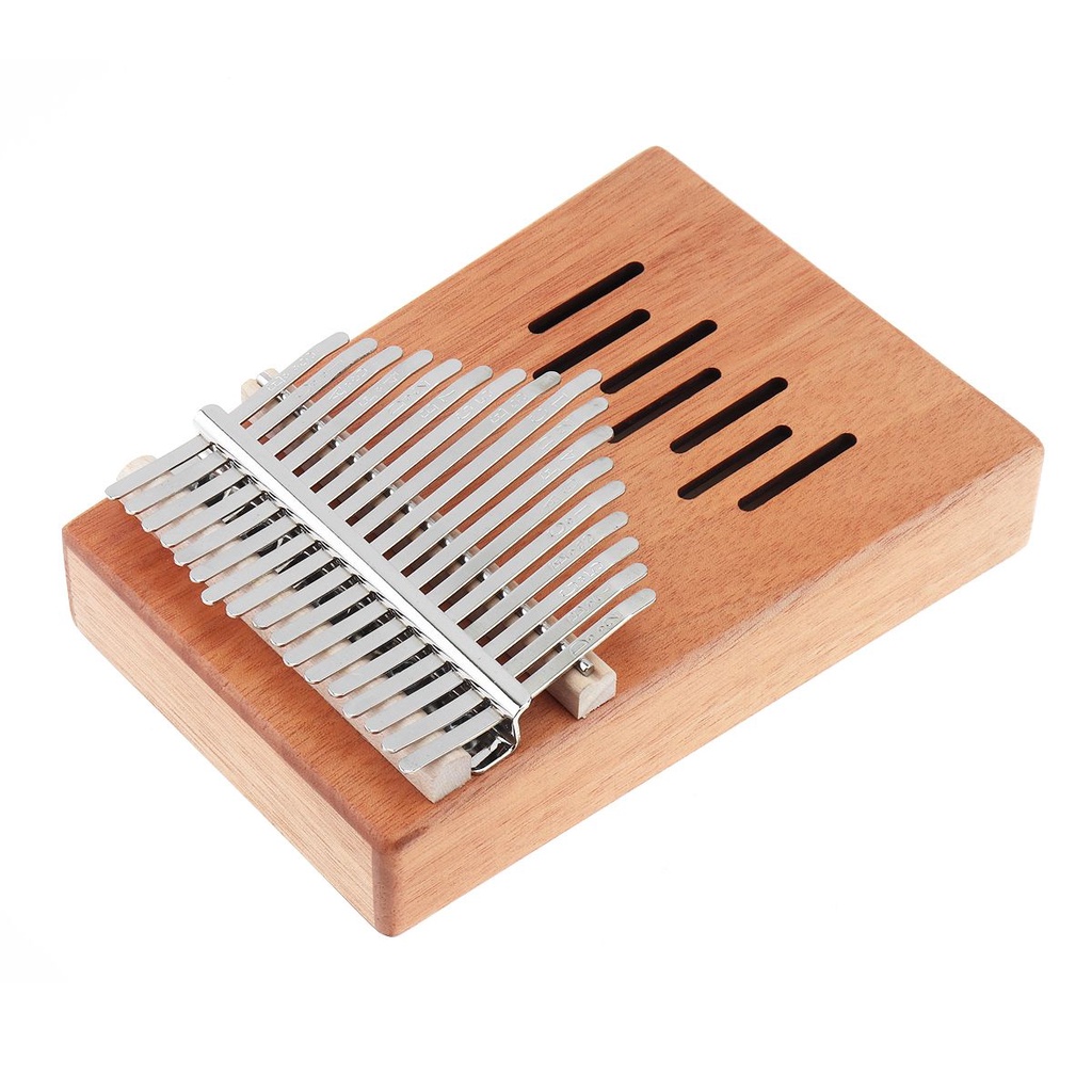 Alat Musik Kalimba Mini 17 Tuts Bahan Kayu Mahoni