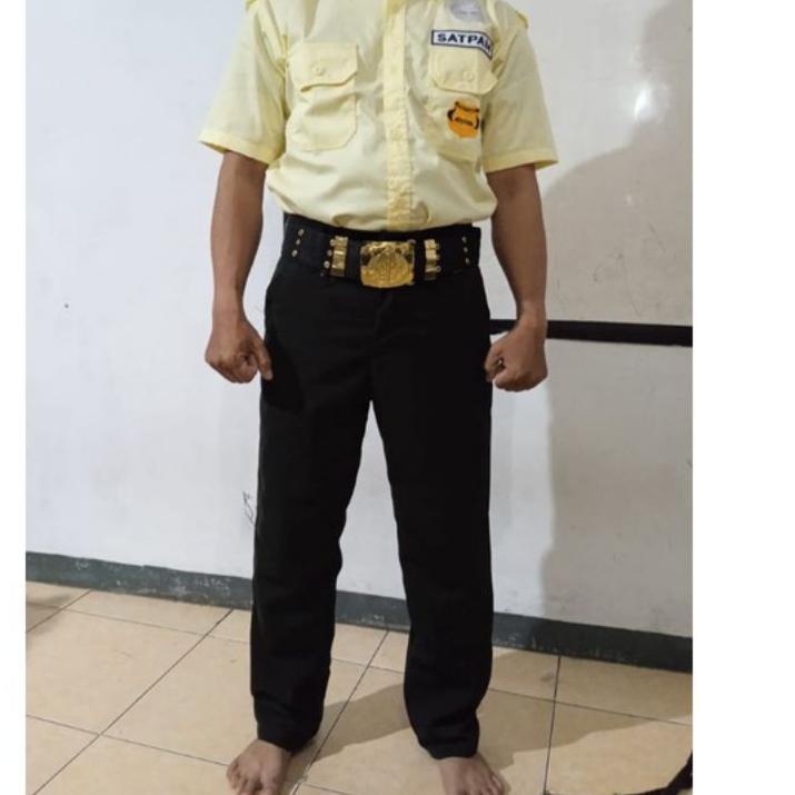 (ATC) SERAGAM SATPAM SECURITY BARU TERBARU PDH PDL WARNA COKLAT BAJU SERAGAM SETELAN STELAN SCURITY 